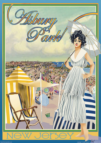 Asbury Park, New Jersey – Beach Town Posters