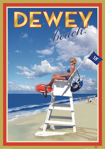 Dewey Beach Lifeguard, Delaware