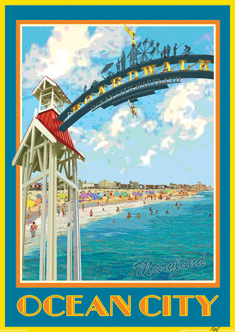 Ocean City, Maryland Iconic Archway