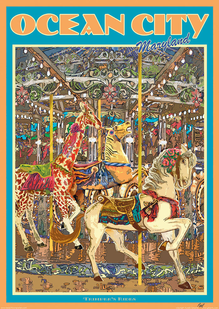 Ocean City, Maryland Historic Carousel
